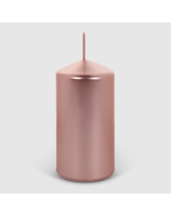 Свеча deco lucid розовое золото 5х10 см Mercury