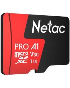 Карта памяти MicroSD card P500 Extreme Pro 64GB retail version w SD adapter Netac