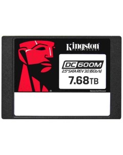 Накопитель SSD 2 5 SEDC600M 7680G DC600M 7 68TB SATA 6Gb s 3D TLC 560 530MB s IOPS 94K 34K TBW 14016 Kingston