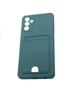 Чехол для Samsung Galaxy A54 5G Pocket Matte Silicone с карманом Dark Green NPM59523 Neypo