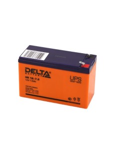 Аккумулятор для ИБП HR 12 7 2 12V 7 2Ah Delta battery