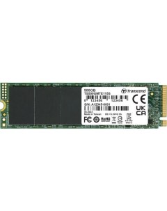 Накопитель SSD PCI E 3 0 x4 500Gb TS500GMTE115S 115S M 2 2280 0 2 DWPD Transcend