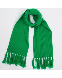 Зелёный шарф с кисточками Toptop