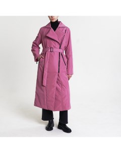 Розовое пальто из плащёвки Alexandra talalay