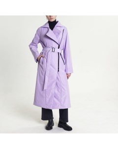 Лавандовое пальто из плащёвки Alexandra talalay