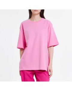 Розовая свободная футболка Meyel