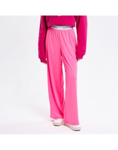 Розовые брюки с акцентным поясом Figura