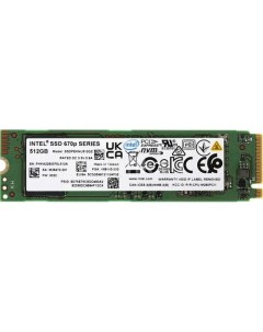 SSD накопитель 670P SSDPEKNU512GZX1 512ГБ M 2 2280 PCIe 3 0 x4 NVMe M 2 Intel