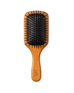 Расческа для волос деревянная Wooden Paddle Brush Middle Lador