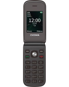Телефон VOX FS241 128Mb черный Digma