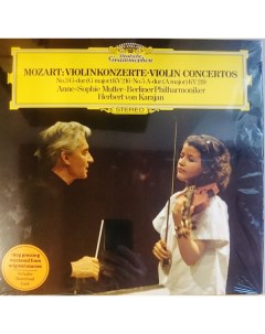 Классика Anne Sophie Mutter Berliner Philharmoniker Herbert von Karajan Mozart Violin Concertos 3 5 Deutsche grammophon intl