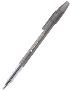 Ручка шариковая цвет чернил черный пластик колпачок 808 46 ft Stabilo