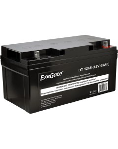 Аккумуляторная батарея для ИБП DT 1265 12V 65Ah Exegate