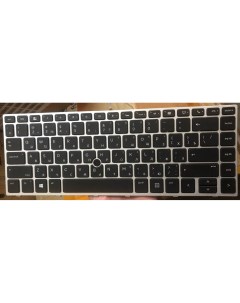 Клавиатура для ноутбука EliteBook 840 G5 846 G5 840 G6 846 G6 черная с серой рамкой L14377 251 SP Hp