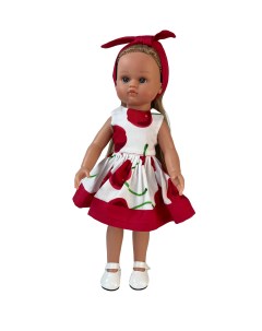 Кукла Нэни блондинка в платье Вишенка 33 см арт 33007U Lamagik