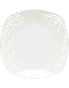 Тарелка обеденная WILLOW WHITE 26x26 см Domenik