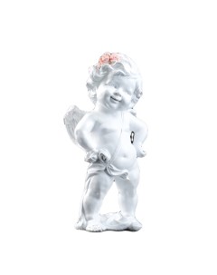 Фигура Ангел веселый малыш перламутровая 11 5х32 5х16см Хорошие сувениры