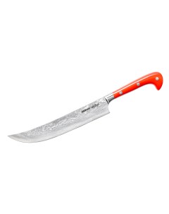 Нож кухонный SULTAN для нарезки пчак 210 мм G 10 дамаск 67 слоев SU 0045DBR Samura