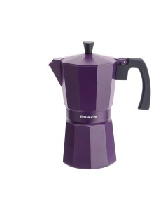 Гейзерная кофеварка Eco collection 9С фиолетовая 500 мл Polaris