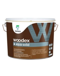 Антисептик Teknos Woodex Aqua Solid кроющий РМ1 9л Nobrand