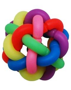 Развивающая игрушка для собак Клубок разноцветный 6 8 см Уют