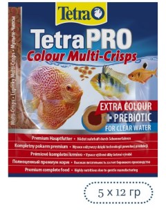 Корм для рыб PRO Colour Multi Crisps чипсы 5 шт по 12 г Tetra