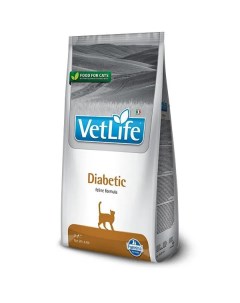 Сухой корм для кошек Vet Life Feline Diabetic 2 шт по 2 кг Farmina