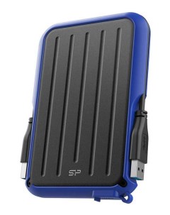 Внешний HDD External 1 0Tb SP010TBPHD66SS3B черно синий Silicon power