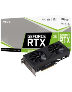 Видеокарта PCI E GeForce RTX 3060 Ti VERTO DUAL VCG3061T8LDFBPB1 8GB GDDR6X 256bit 8nm 1410 14000MHz Pny