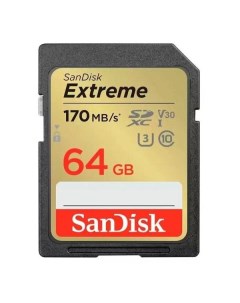 Карта памяти SDXC SanDisk Extreme 64GB SDSDXV2 064G GNCIN Extreme 64GB SDSDXV2 064G GNCIN Sandisk
