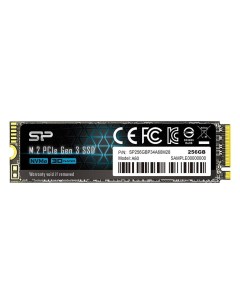 Твердотельный накопитель SSD PCI E x4 256Gb SP256GBP34A60M28 M Series M 2 2280 Silicon power