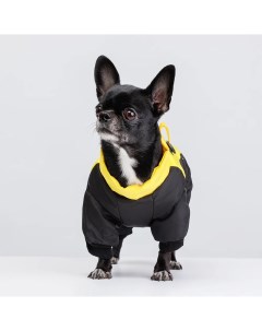 Комбинезон для собак M желто черный Petmax