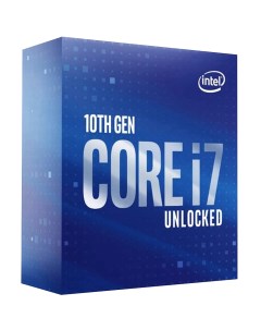 Процессор Core i7 10700K 3 8ГГц Turbo 5 1ГГц 8 ядерный L3 16МБ LGA1200 BOX Intel