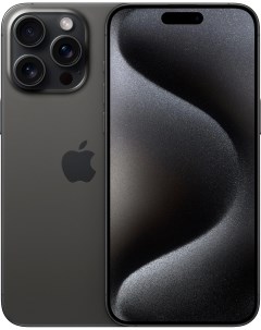 Телефон iPhone 15 Pro Max A3105 256Gb черный титан MU6P3J A Apple