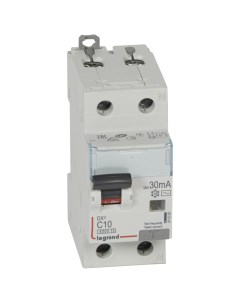 Выключатель автоматический дифференциального тока DX3 1P C 10А AC 30мА 411000 Legrand