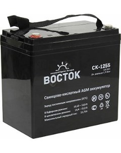 Аккумуляторная батарея для ИБП СК 1255 12V 55Ah Vostok