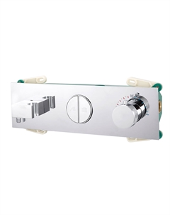 Встраиваемый смеситель для душа VSCV-422TCH двухфункциональный, термостатический, хром Vincea