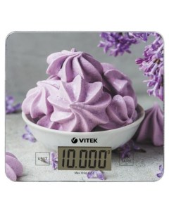 Весы кухонные VT 7988 серый розовый разноцветный Vitek