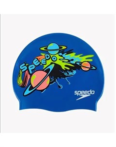 Шапочка для плавания Junior Slogan Cap мультиколор Speedo