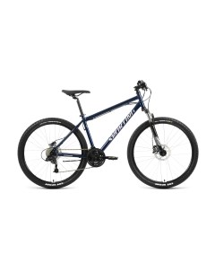 Велосипед Sporting 27 5 3 2 HD 2022 19 темно синий серебристый Forward