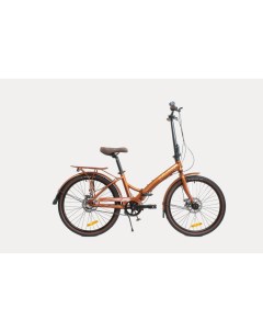 Городской велосипед Bigtown 3 24 MD 2023 коричневый Evolution