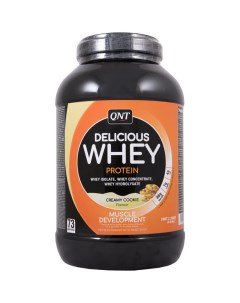 Протеин Delicious Whey Protein 2270 г cookie cream Qnt