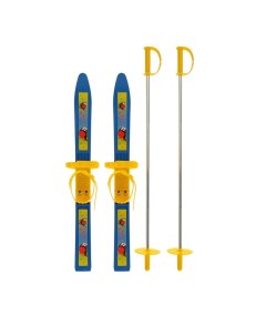 Лыжи детские спорт Снегири 66 см с палками 330290 00 Олимпик