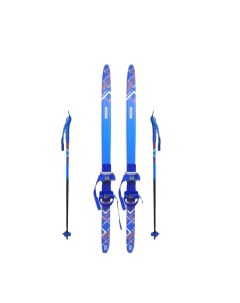 Беговые лыжи с палками и комбинированными креплениями step Pack Soft Russia Decathlon