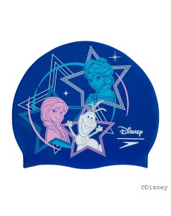 Шапочка для плавания Disney Junior Slogan Cap голубой Speedo