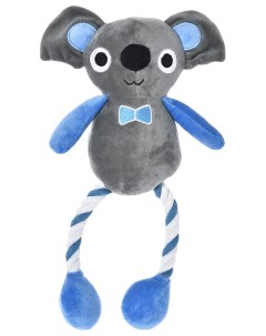 Игрушка для собак Koala с веревочными ногами серый 38x20 см Foxie