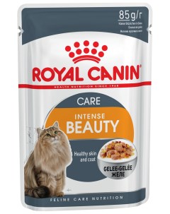 Влажный корм для кошек Intense Beauty для здоровой кожи и шерсти 85 г Royal canin