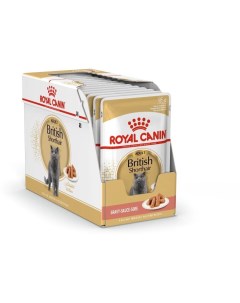 Влажный корм для кошек British Shorthair Adult для британских 28шт по 85г Royal canin