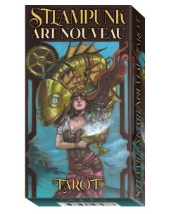Карты Таро Steampunk art Nouveau Tarot Cards Стимпанк Арт Нуво Lo scarabeo