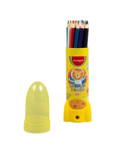 Набор карандашей 24 цветных карандаша точилка для рисования KR972229 Keyroad